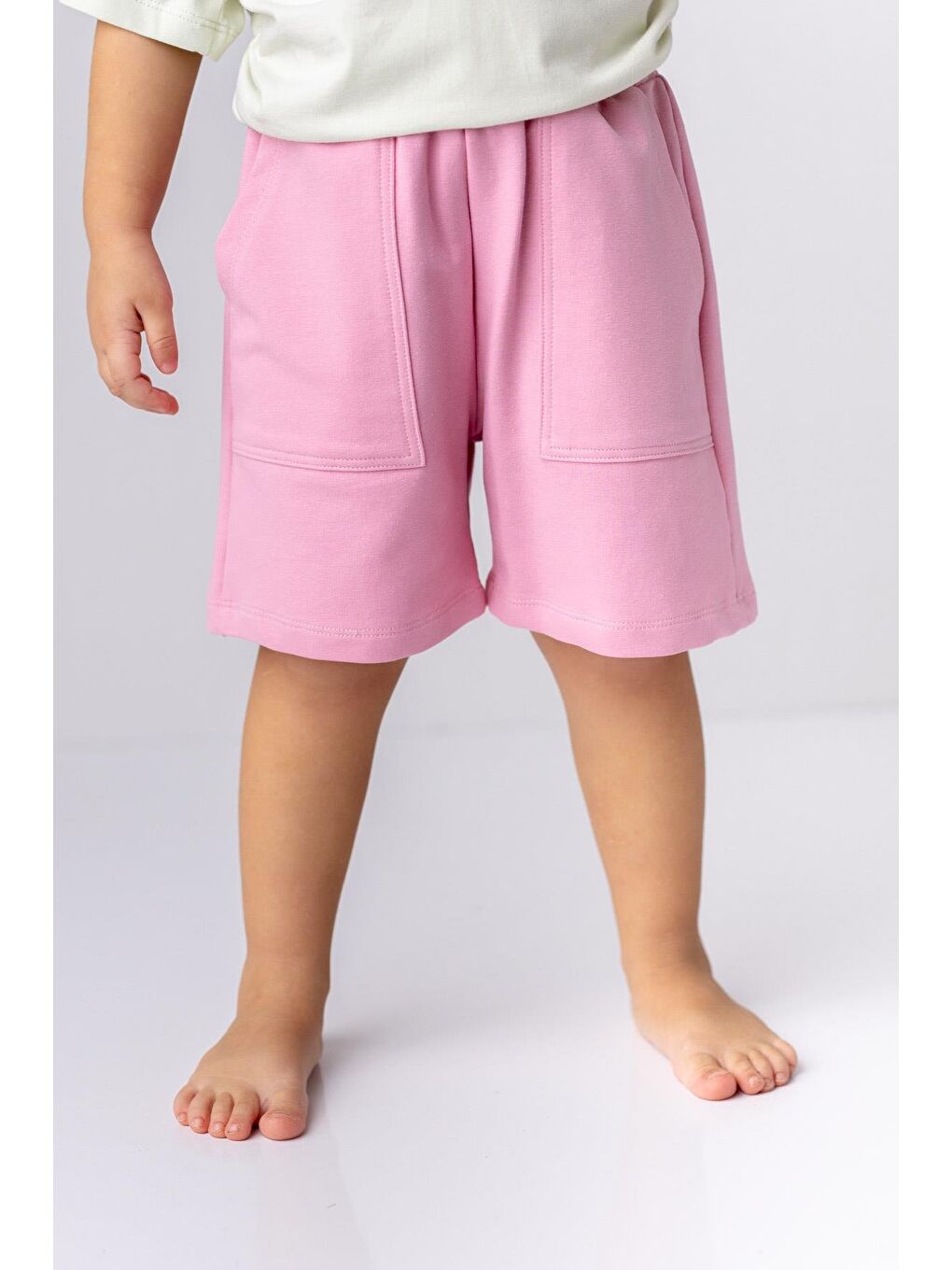 ZEYLAND Pembe Unisex Cepli Basic Şort