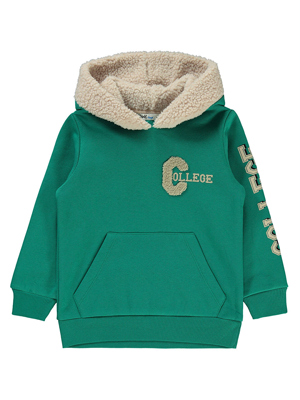 Civil Boys Erkek Çocuk Sweatshirt 2-5 Yaş Çam Yeşili