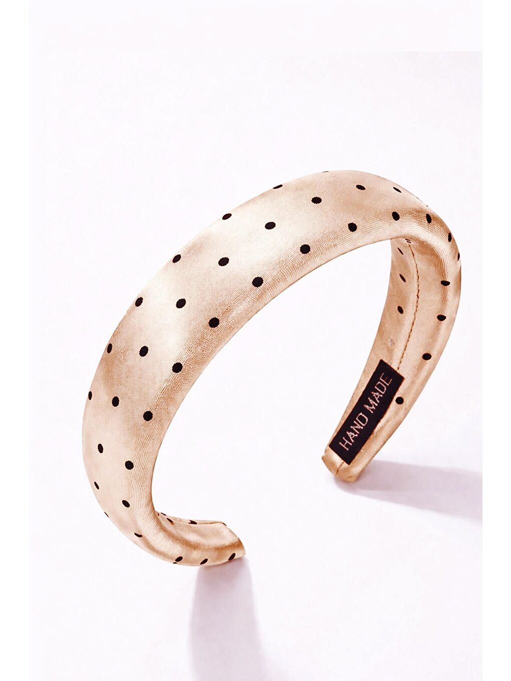 Ekru Saten Dolgulu Puantiyeli Taç-1