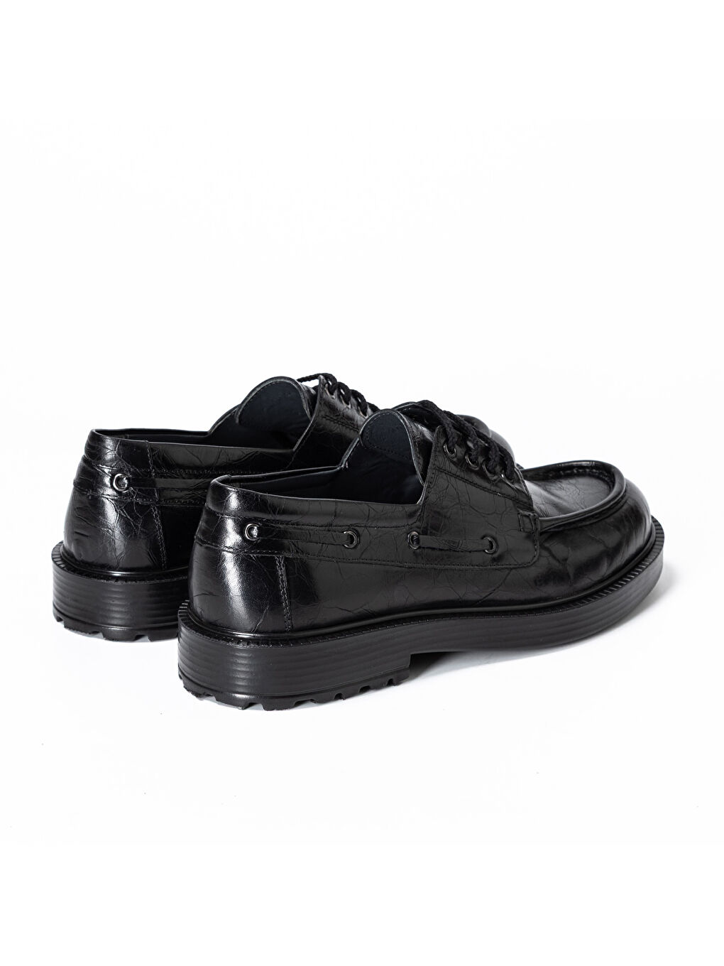 Siyah Erkek Oxford ( Klasik) KA-26Y-C26005 MUNIH Shoe-3