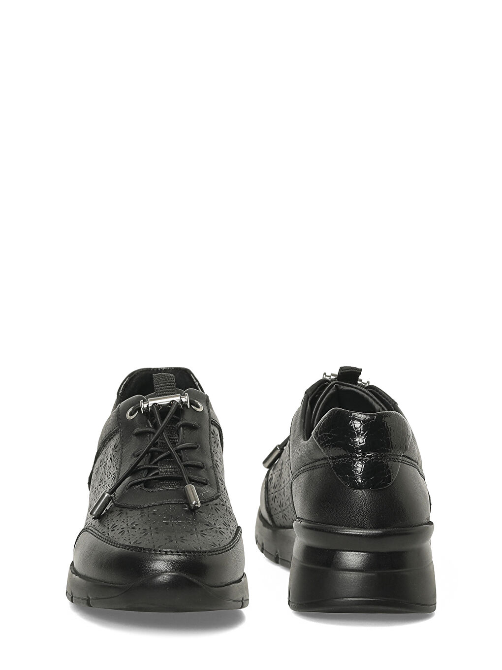 105685.Z6FX Siyah Kadın Comfort Ayakkabı-4