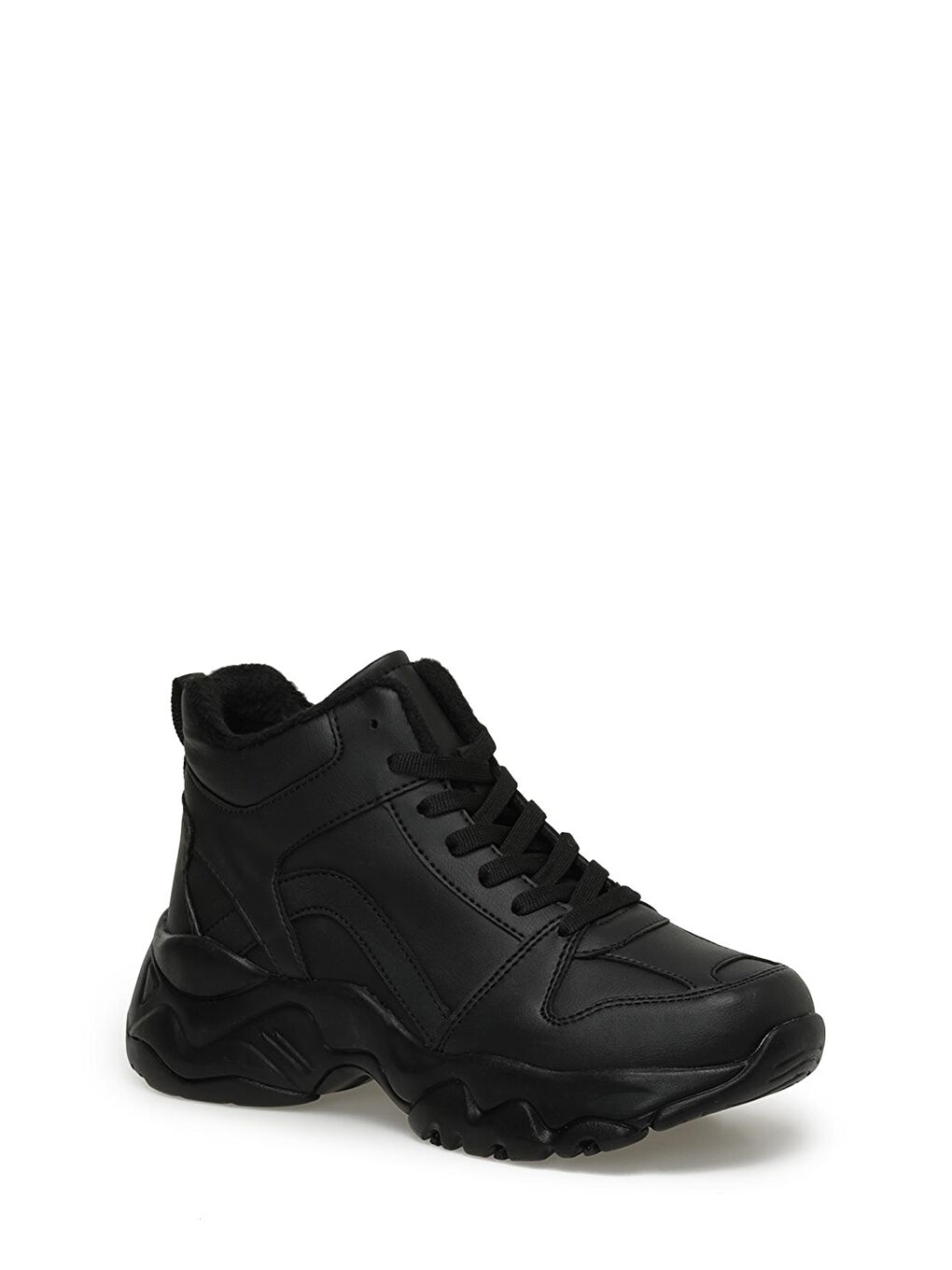 ELENORA HI W 3PR Siyah Kadın High Sneaker-1