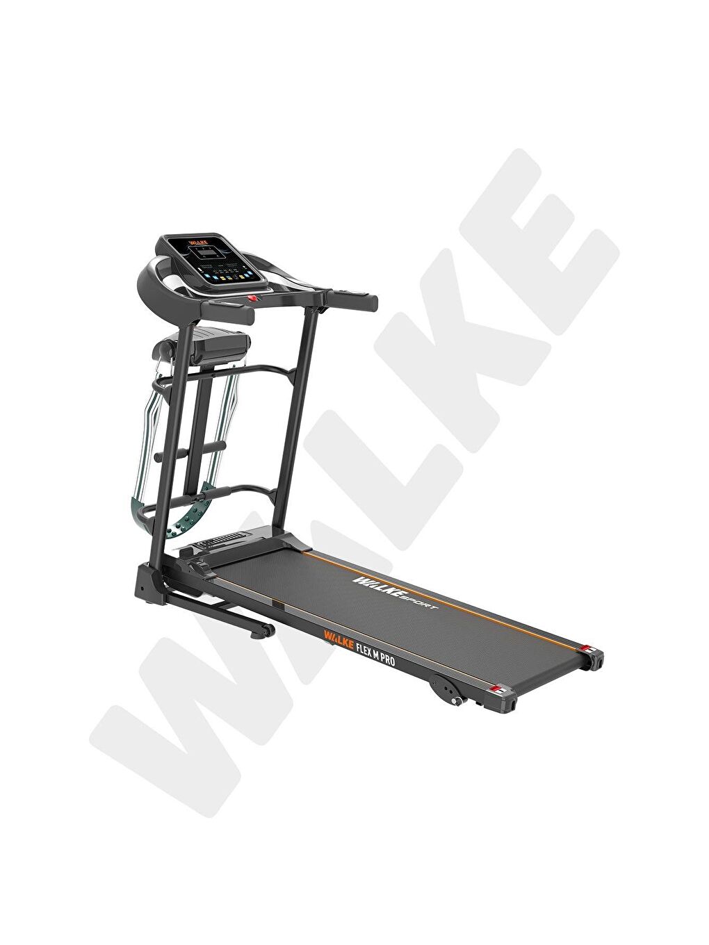 Siyah Flex M Pro Masajlı Katlanabilir Manuel Eğimli Koşu Bandı 2,5 Hp