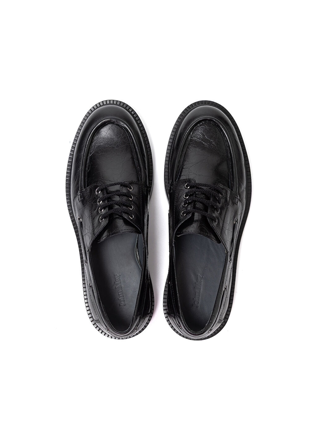 Siyah Erkek Oxford ( Klasik) KA-26Y-C26005 MUNIH Shoe-6