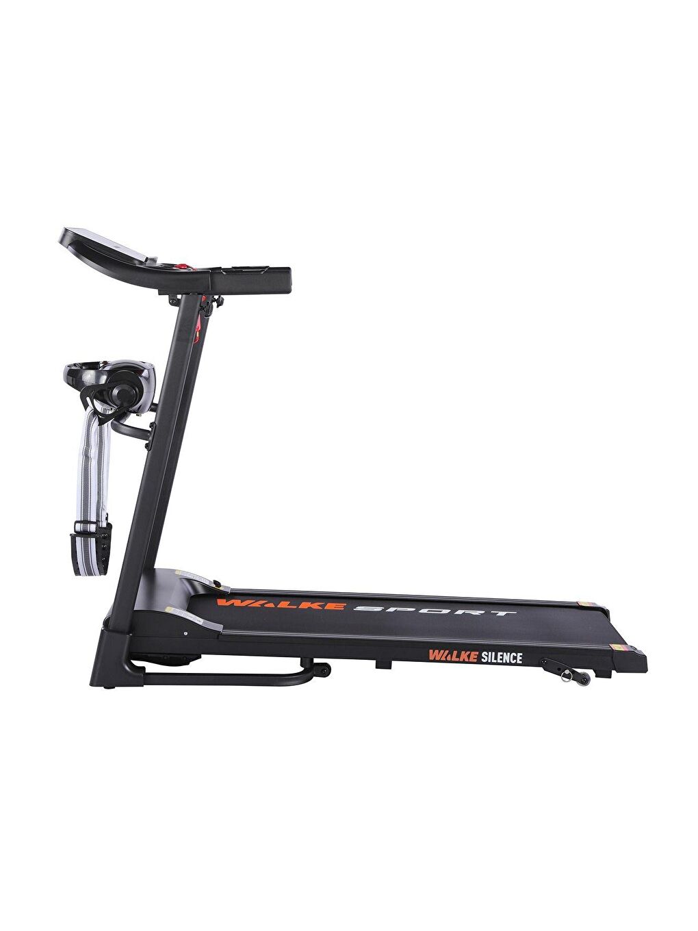 Siyah Silence Mobil Uygulamalı Masajlı Manuel Eğimli Koşu Bandı 2.0 Hp Motor-1