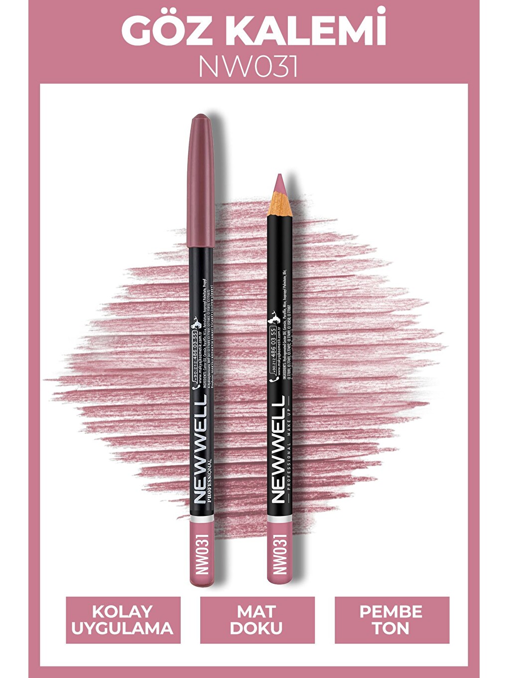 Porcelan Make Up Eyelip Pencil31