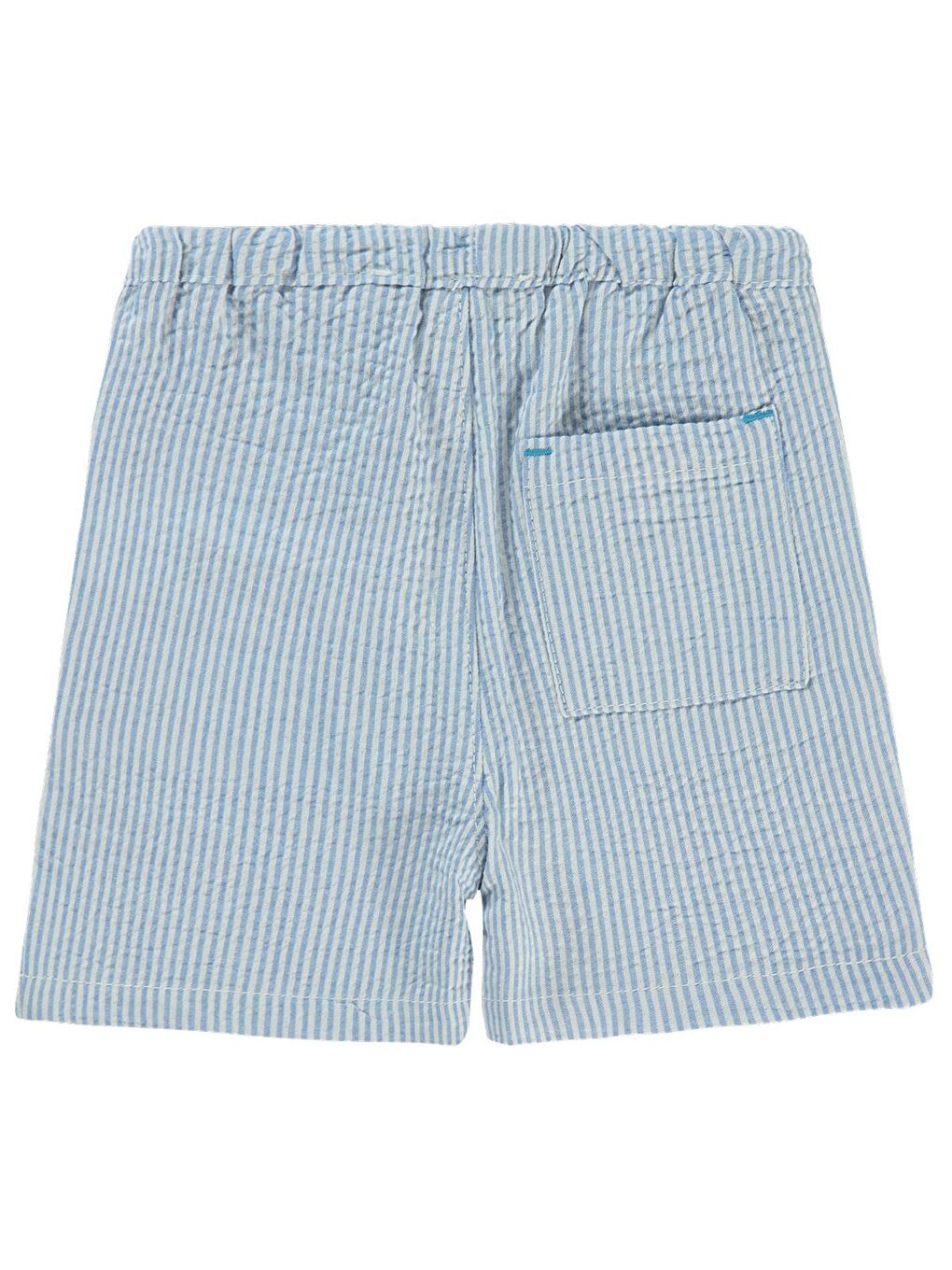 Baby Erkek Bebek Şort 6-18 Ay Mavi-1