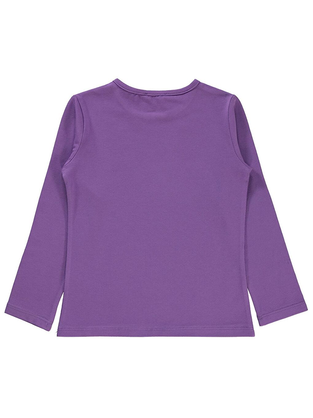 Girls Kız Çocuk Sweatshirt 6-9 Yaş Mor-1