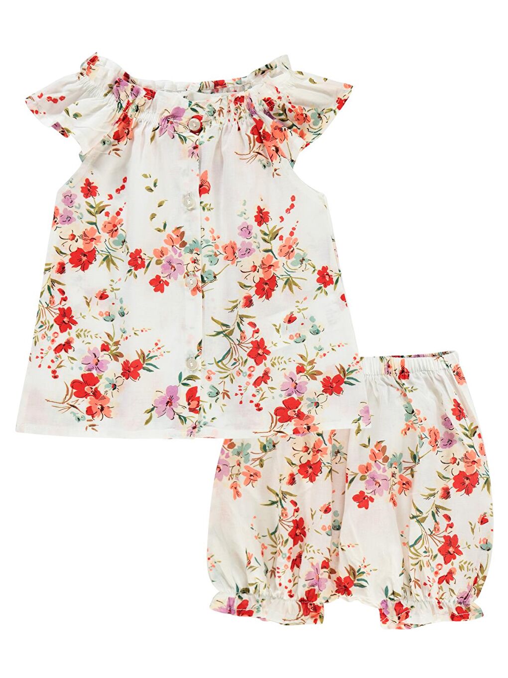 Baby Kız Bebek Takım 6-18 Ay Kırmızı