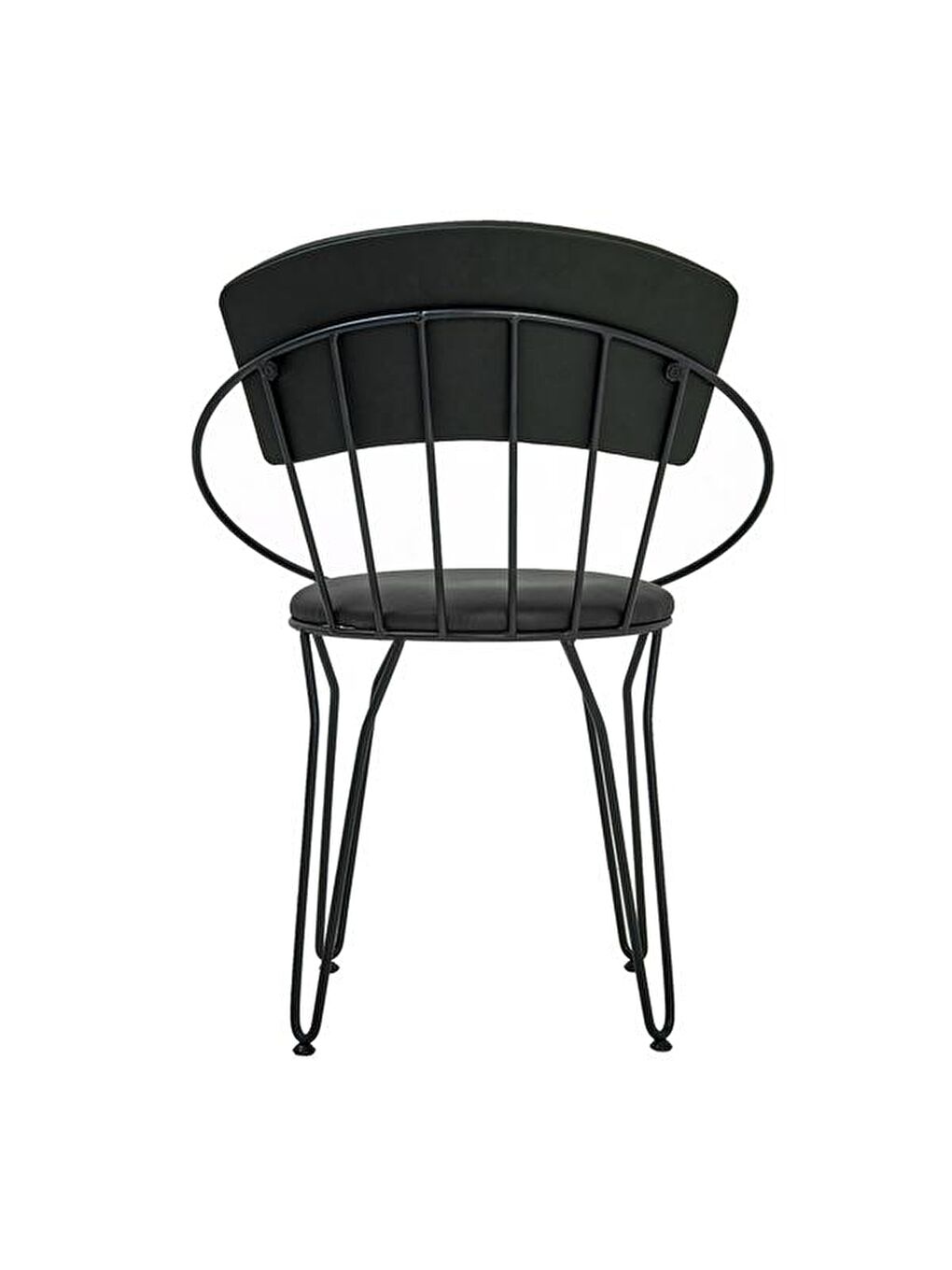 Modern Metal Sandalye - Siyah-1