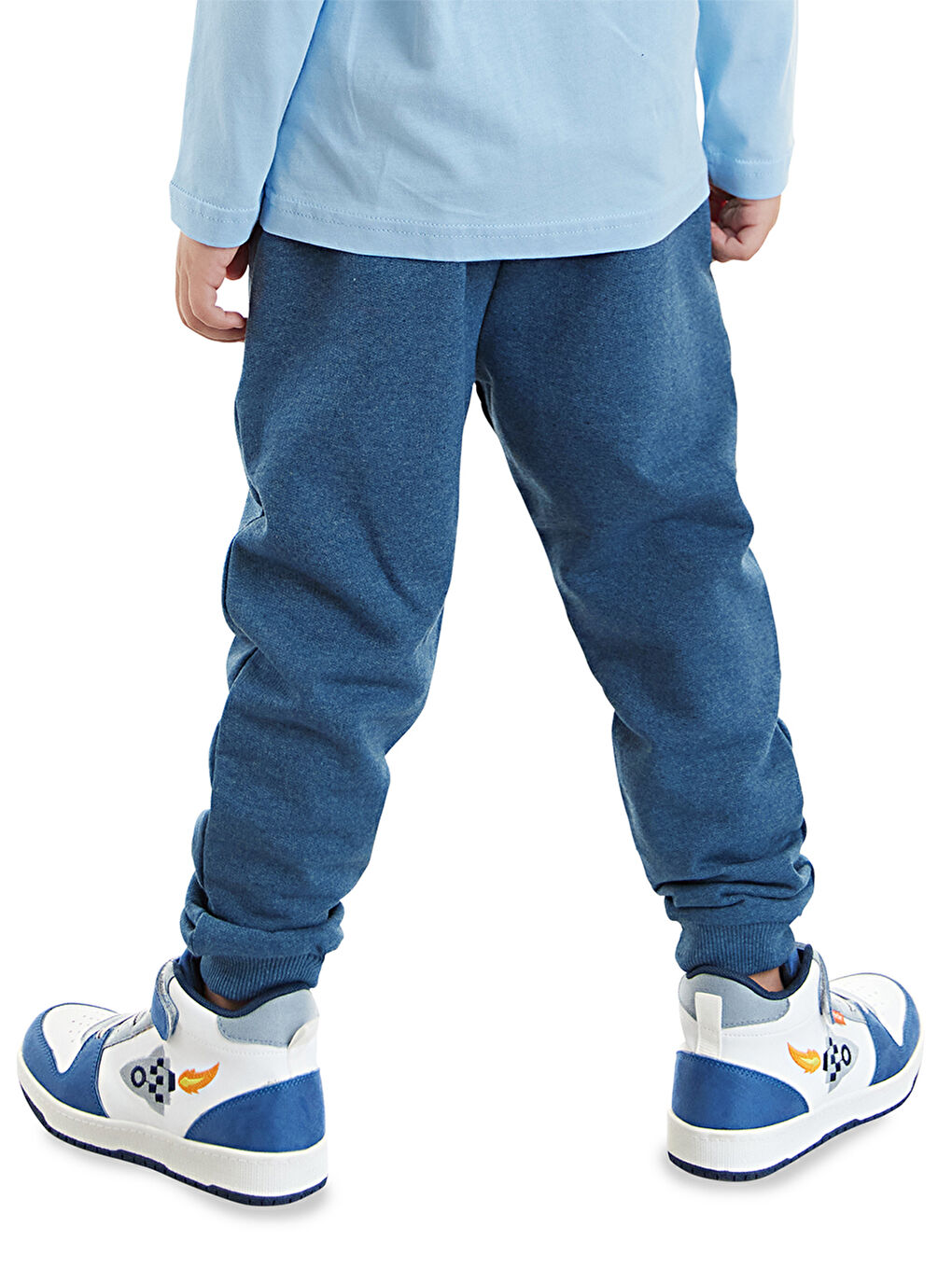 Lacivert Basic Unisex İndigo Eşofman Altı-2