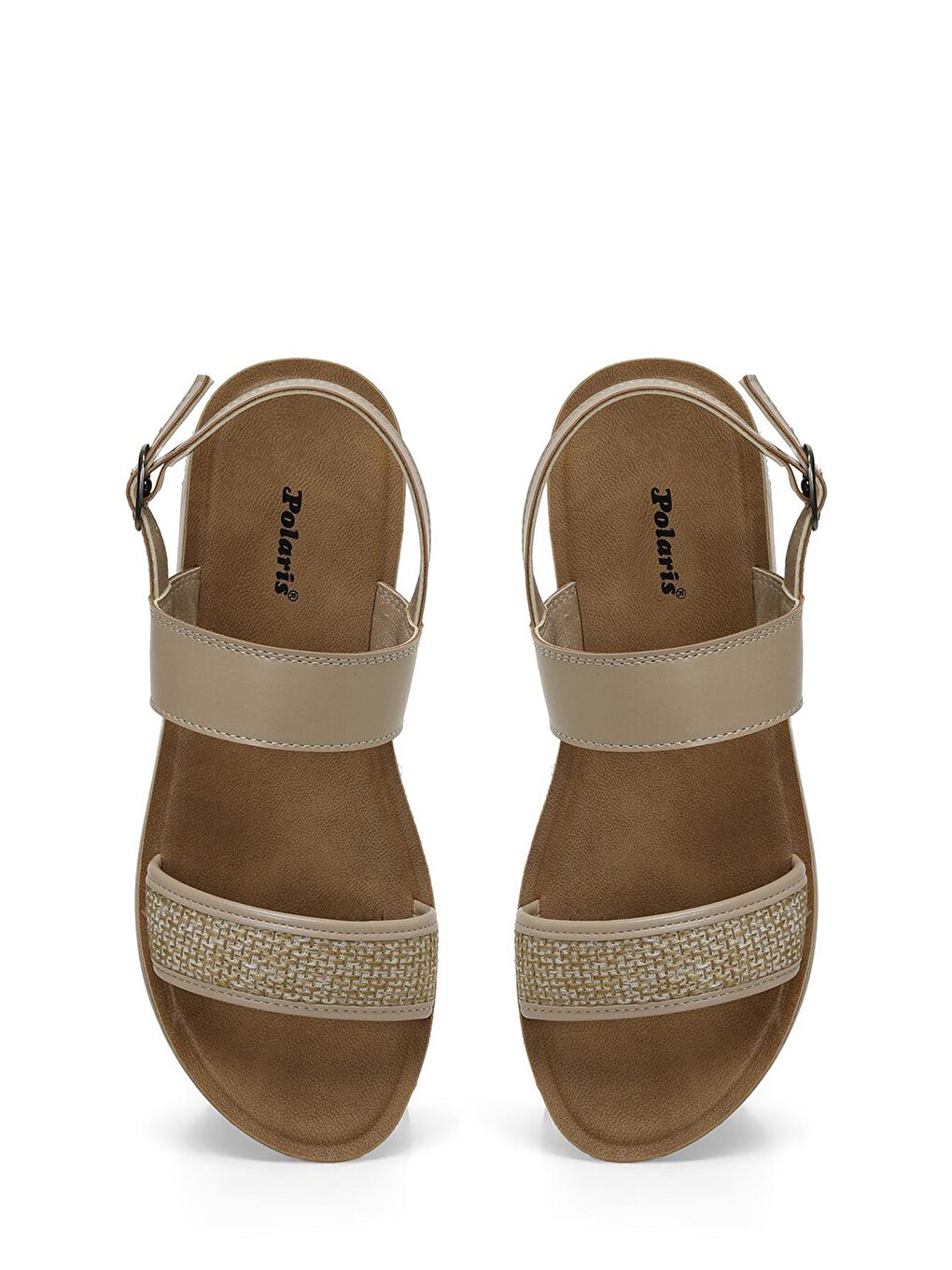 323688.Z 4FX Bej Kadın Düz Sandalet-3