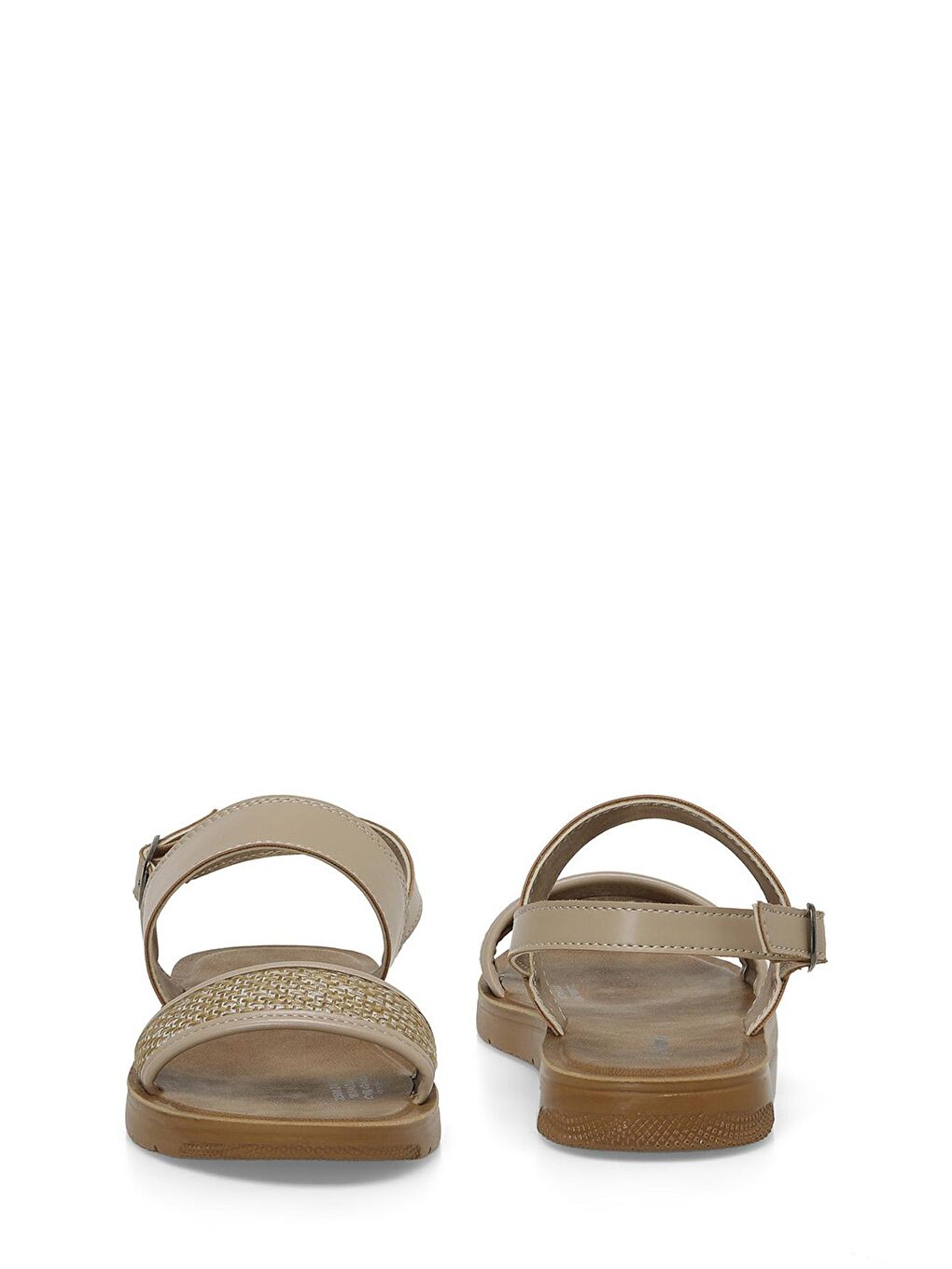 323688.Z 4FX Bej Kadın Düz Sandalet-4