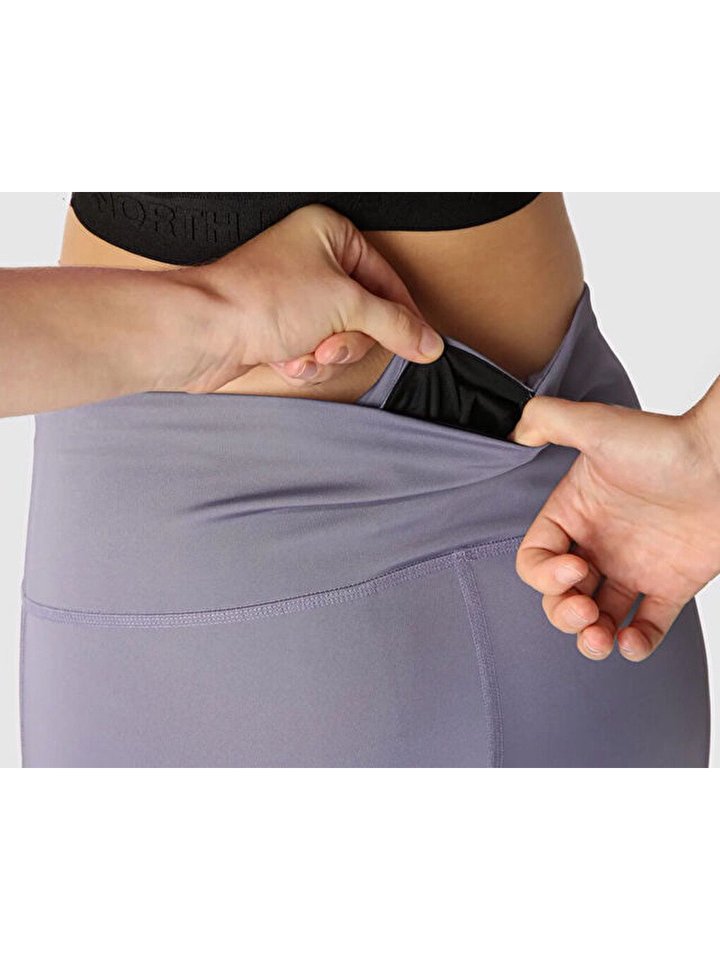 W Flex High Rise 7/8 Tight Kadın Yüksek Belli Koşu Taytı Nf0a7zb8n141 Gri-6