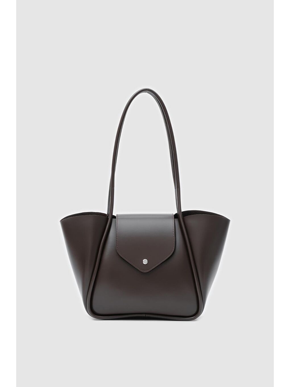 Kahverengi Petre Makyaj Çantalı Omuz Çantası Acı Kahve