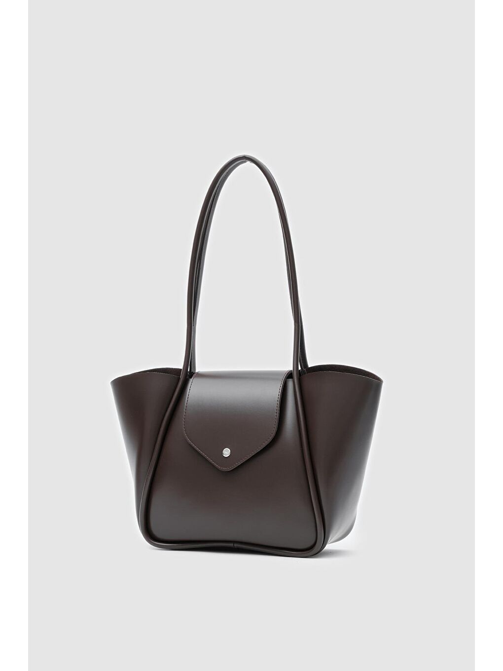 Kahverengi Petre Makyaj Çantalı Omuz Çantası Acı Kahve-1