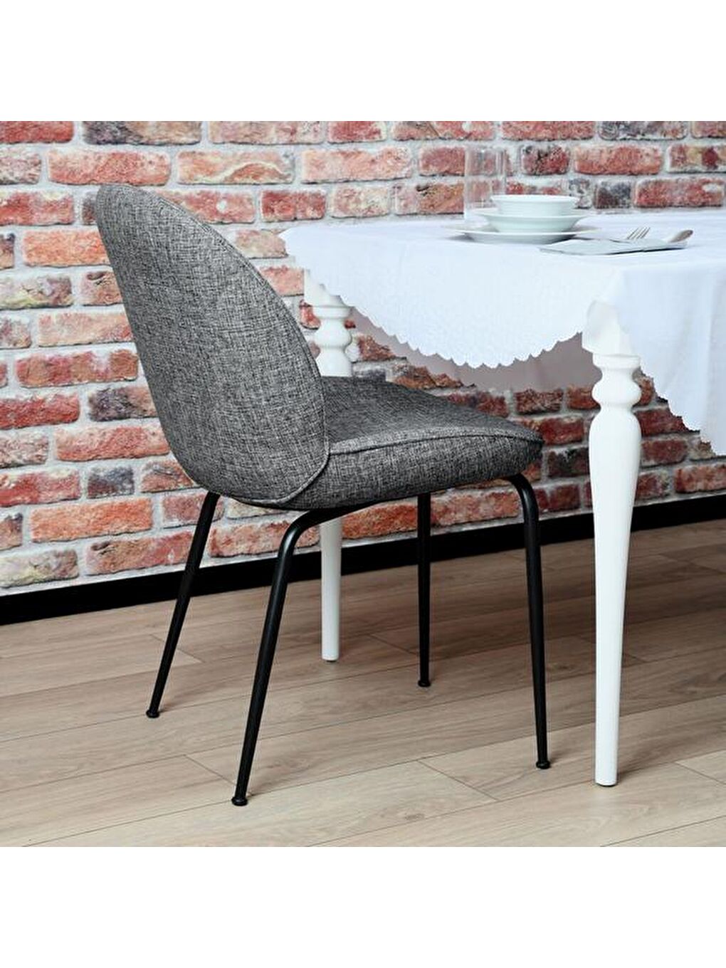 Gabriel Sandalye - Açık Gri-6