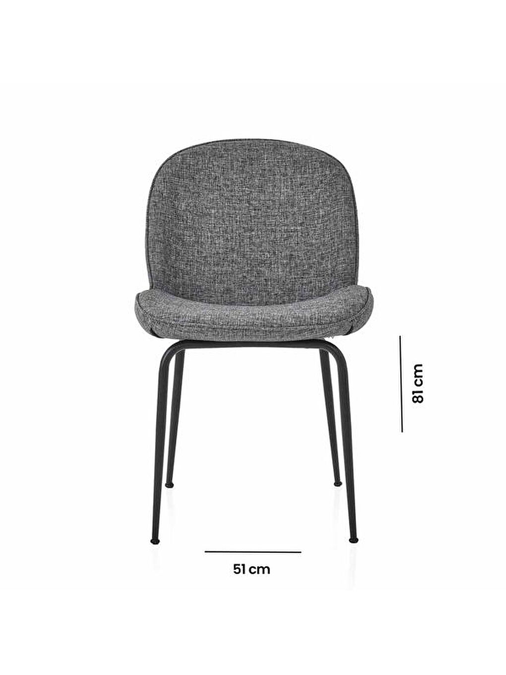 Gabriel Sandalye - Açık Gri-7