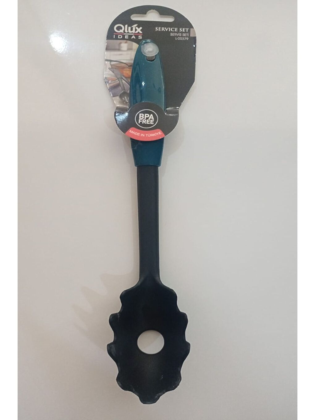 TABAK EVİ Karişik Qlüx İdeas Tepal Yapışmaz Makarna Kepçesi 30cm