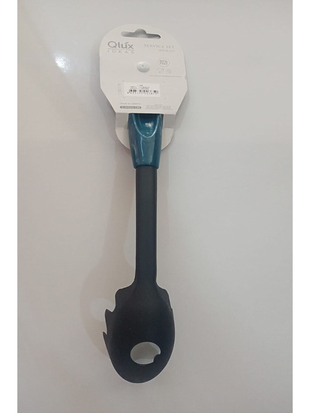 TABAK EVİ Karişik Qlüx İdeas Tepal Yapışmaz Makarna Kepçesi 30cm - 1