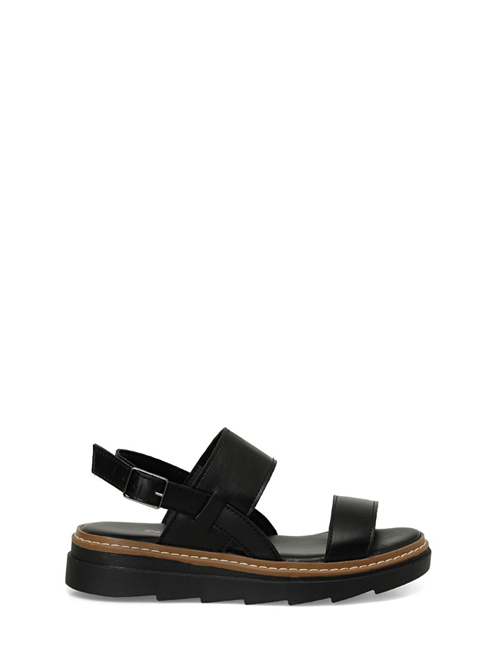 323605.Z 4FX Siyah Kadın Kalın Taban Sandalet