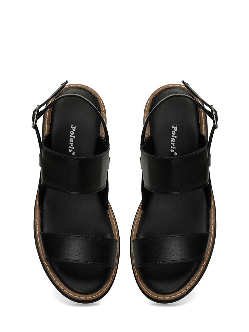 323605.Z 4FX Siyah Kadın Kalın Taban Sandalet-3