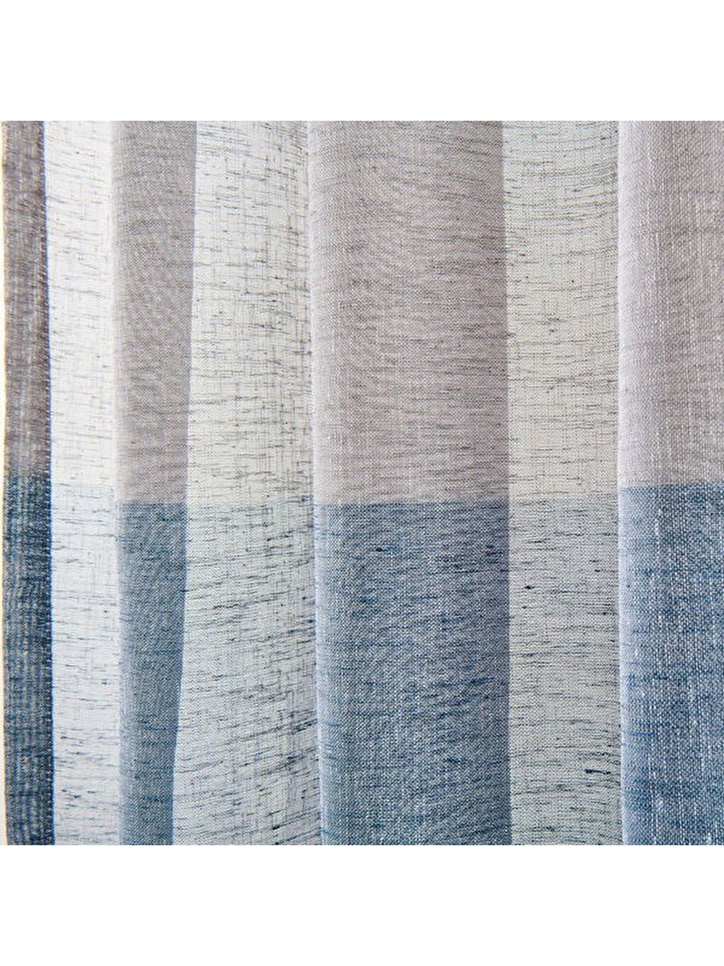 Karışık Soft Gri Yoğunluklu Fon Perde - Renkli / Gri - 140x270 cm-2