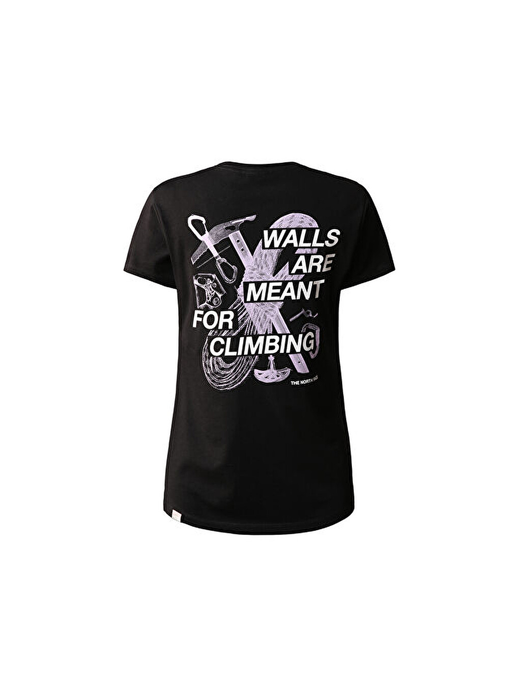 W Outdoor Graphic Tee Kadın Günlük Tişört Nf0a827mjk31 Siyah-1