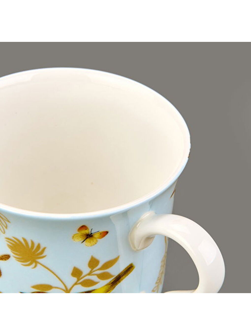 Renksiz Kitchen Kuş Desenli New Bone Kupa - Renkli - 300 ml-3