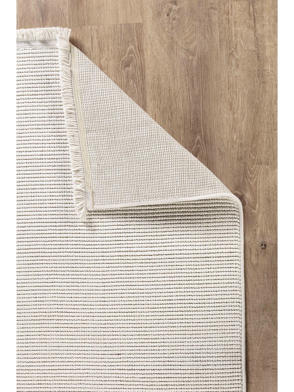 Ekru Loopy 5552 Krem Yumuşak Dokulu Bukle Modern Salon Mutfak Koridor Halısı Makine Halısı-80x150-2