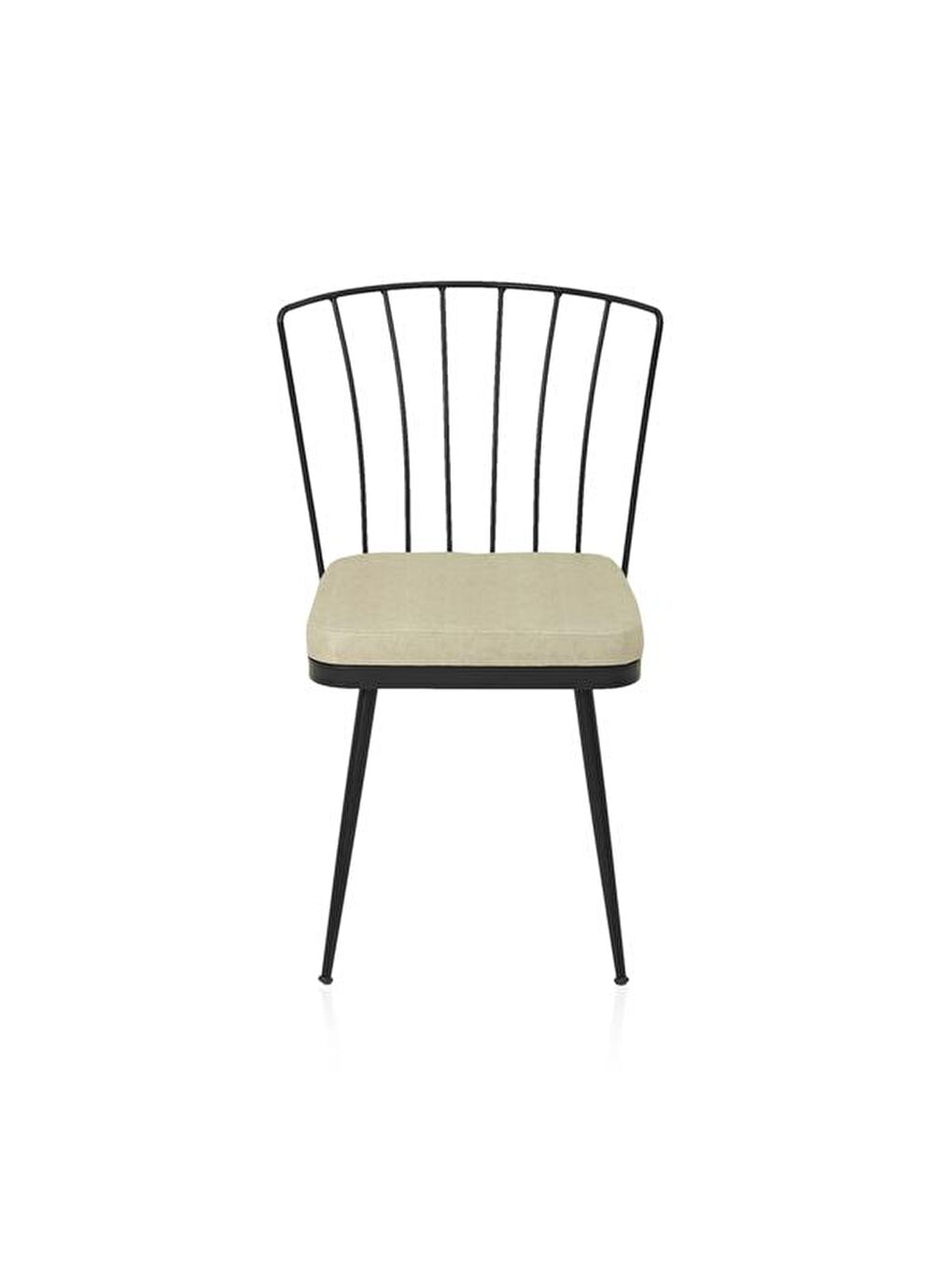 Ekru Ay Sandalye - Krem / Siyah - 81 cm-4