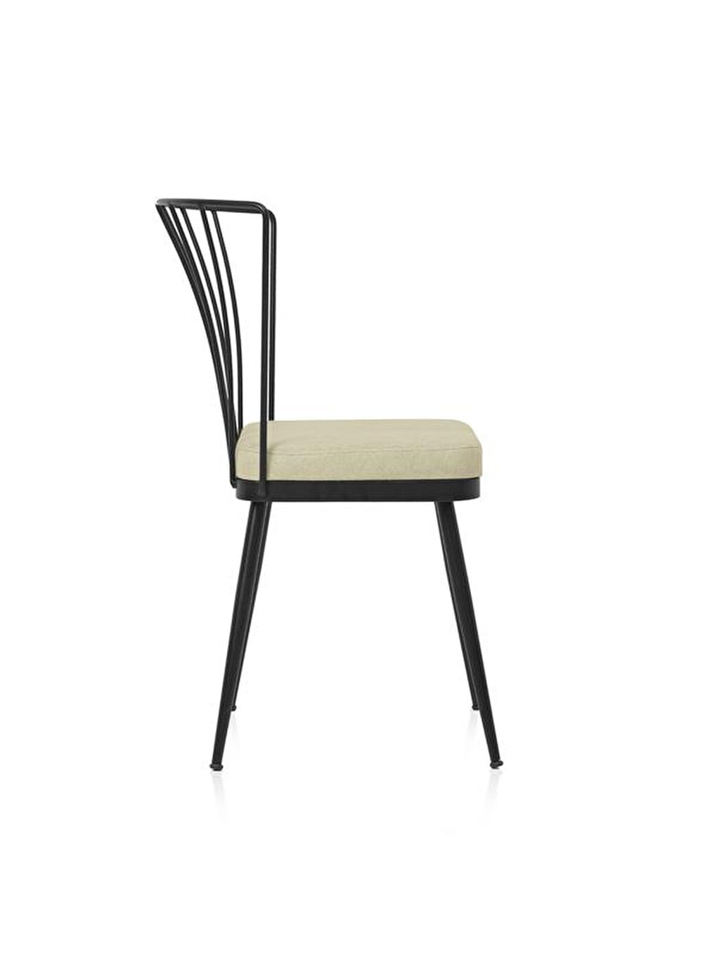 Ekru Ay Sandalye - Krem / Siyah - 81 cm-5