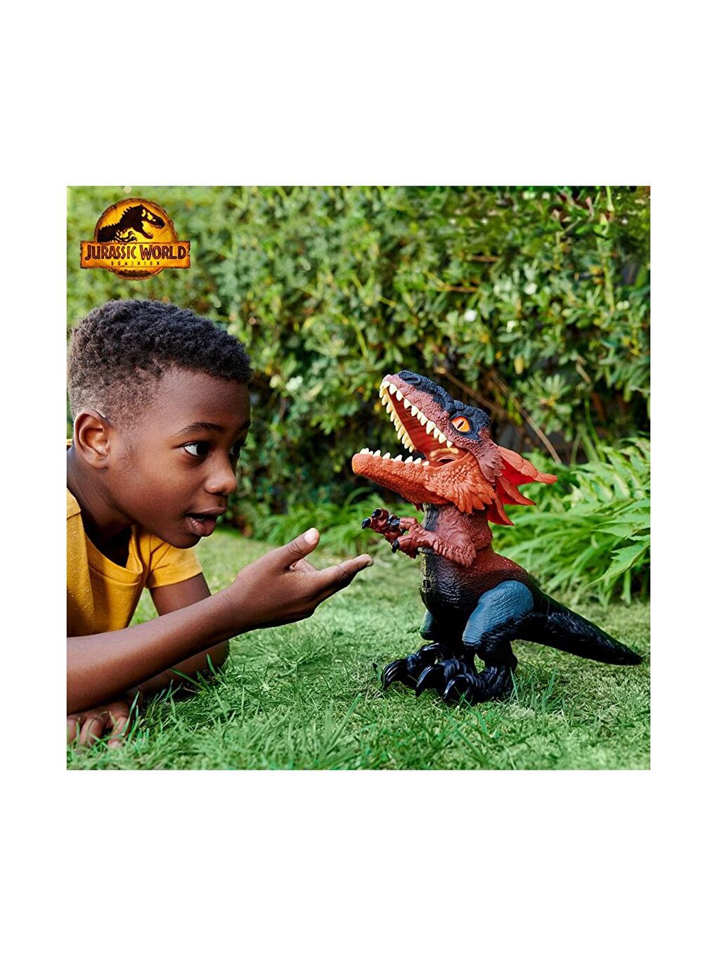 Jurassıc World Beyaz-Renklibaskı Uncaged Ateş Dinozoru Figürü GWD70 - 3