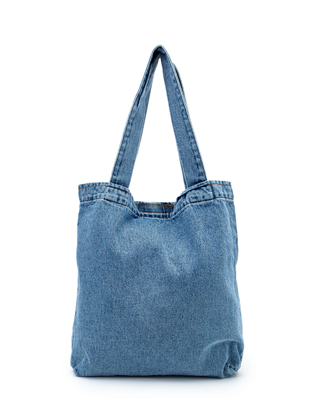 Çift Cepli Jean Kadın Kol Çanta Edgar Mavi-3