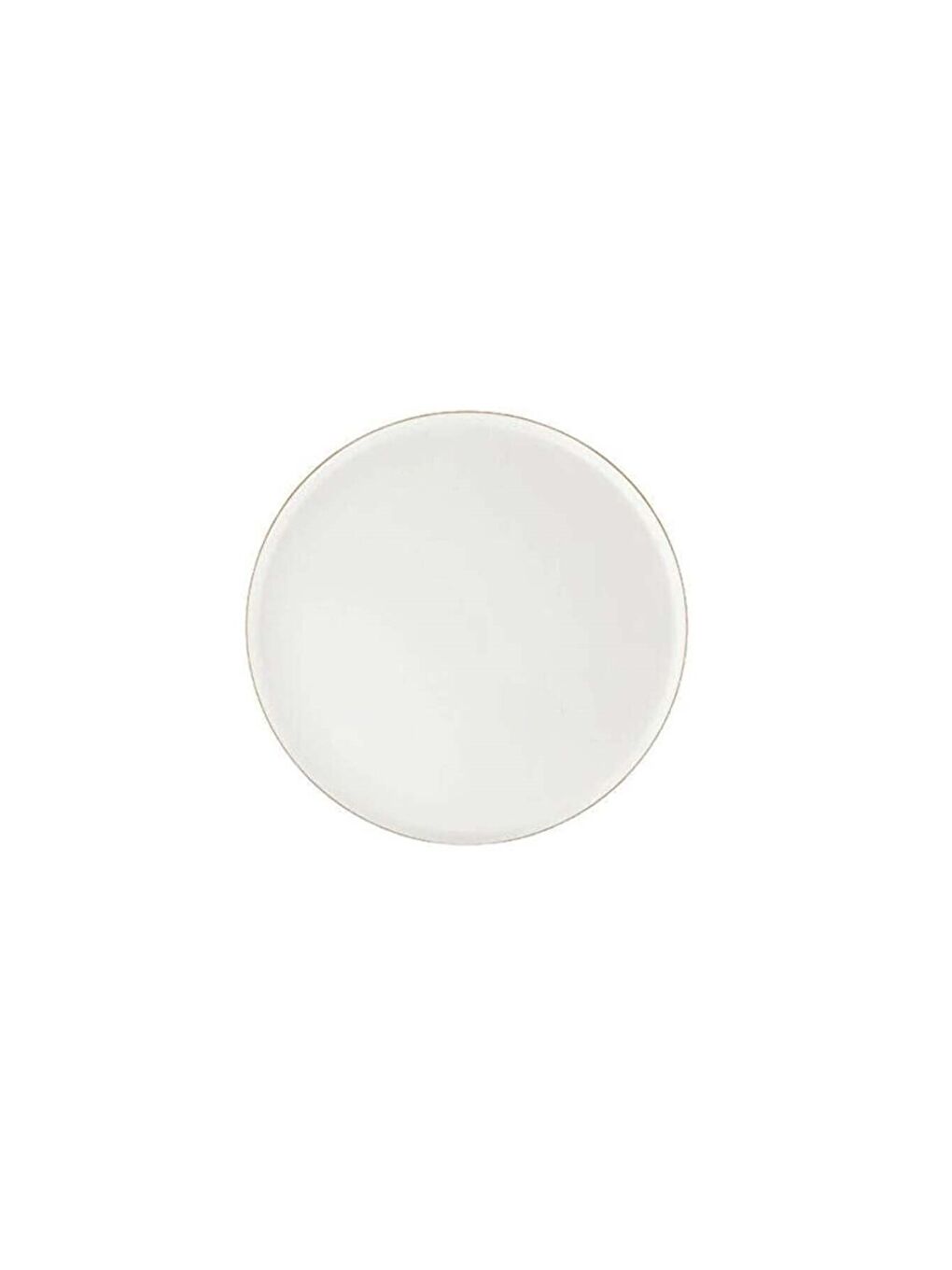 Ekru Chopin Platin Düz Tabak 27cm Tekli
