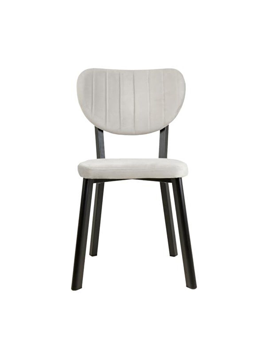 Elma Sandalye - Gri - 85x41x43 cm-2