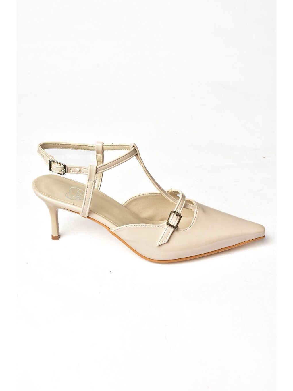 S6540712 Bej Kadın Topuklu Ayakkabı