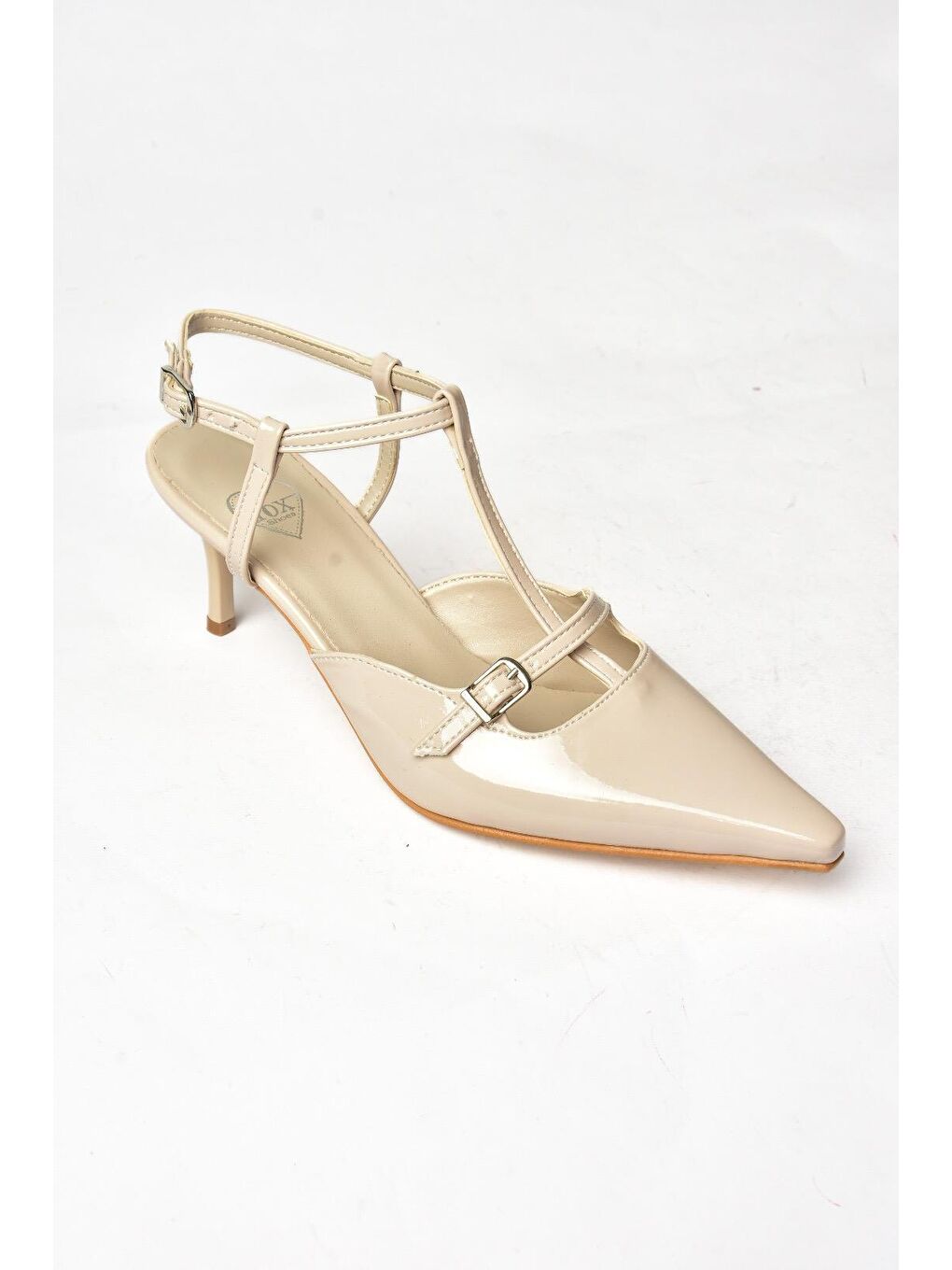 S6540712 Bej Kadın Topuklu Ayakkabı-1
