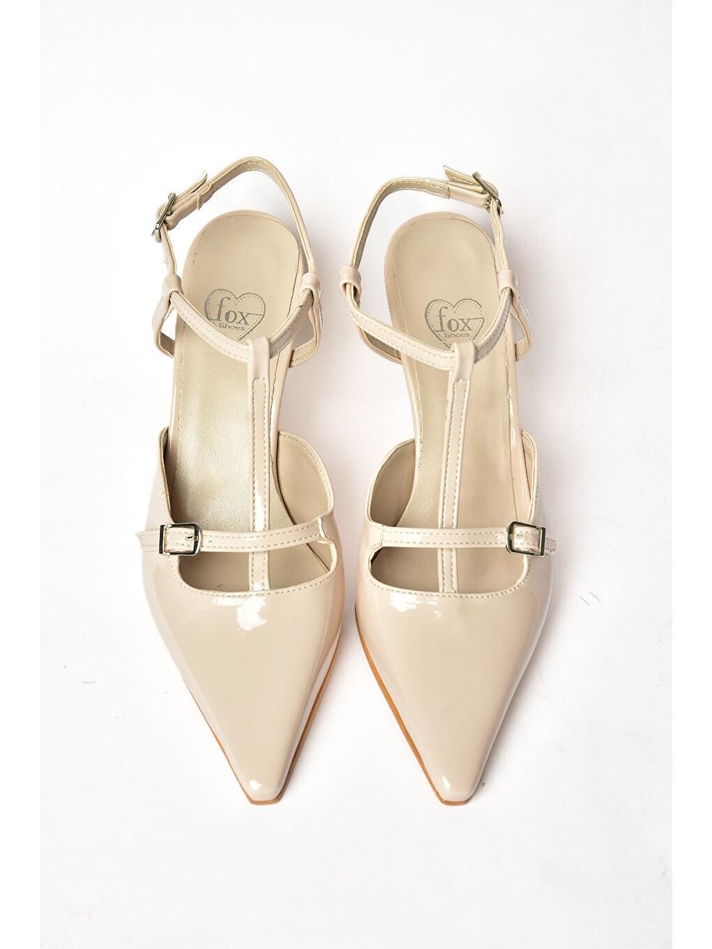 S6540712 Bej Kadın Topuklu Ayakkabı-2