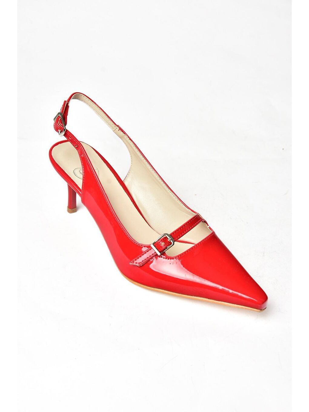 S6540722 Kırmızı Kadın Topuklu Ayakkabı-6