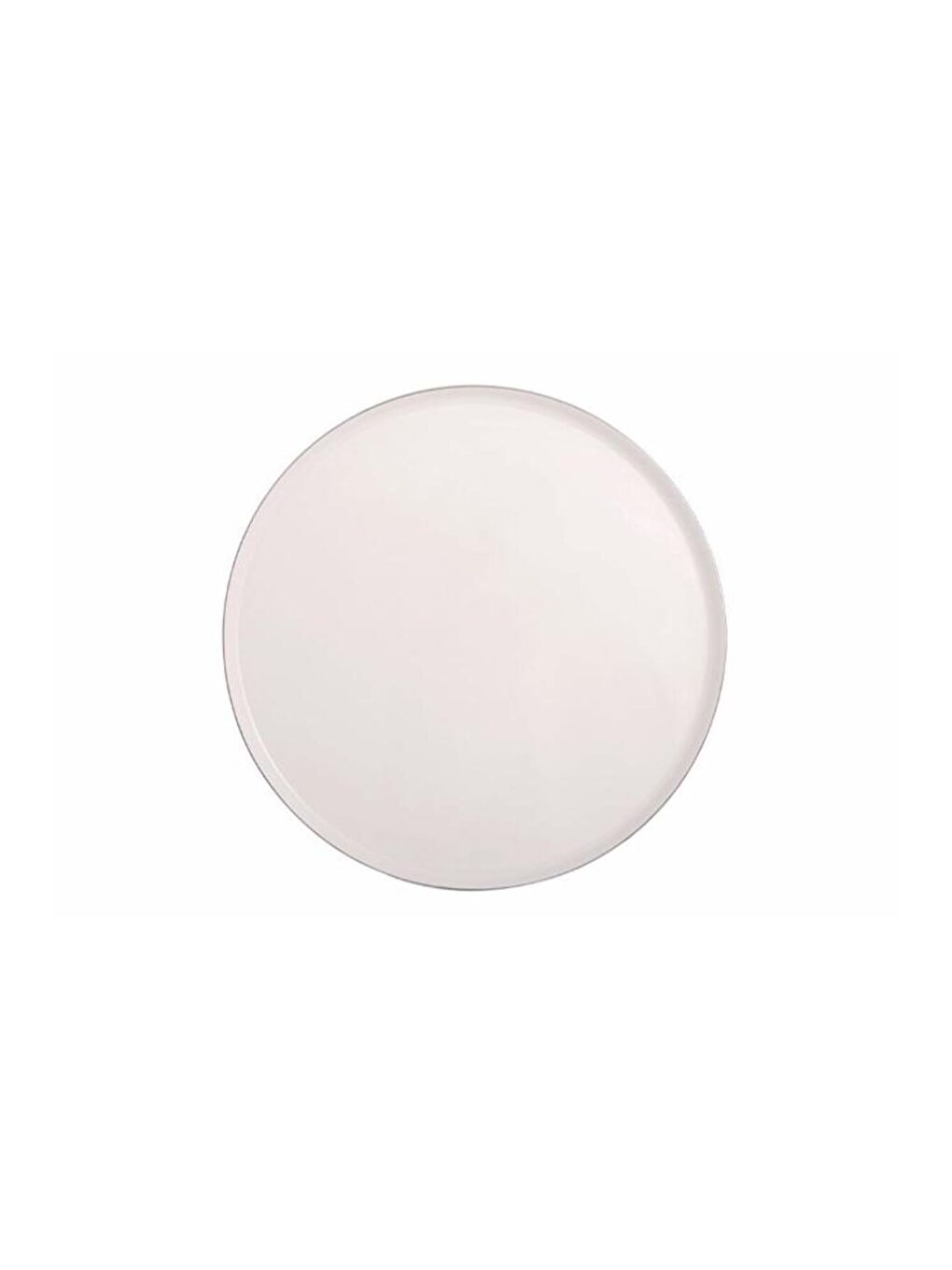 Ekru Chopin Platin Düz Tabak 31cm Tekli