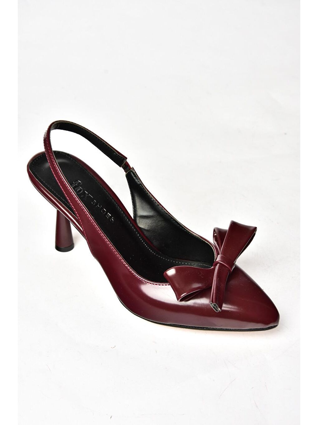 S5180819 Bordo Kadın Topuklu Ayakkabı-1