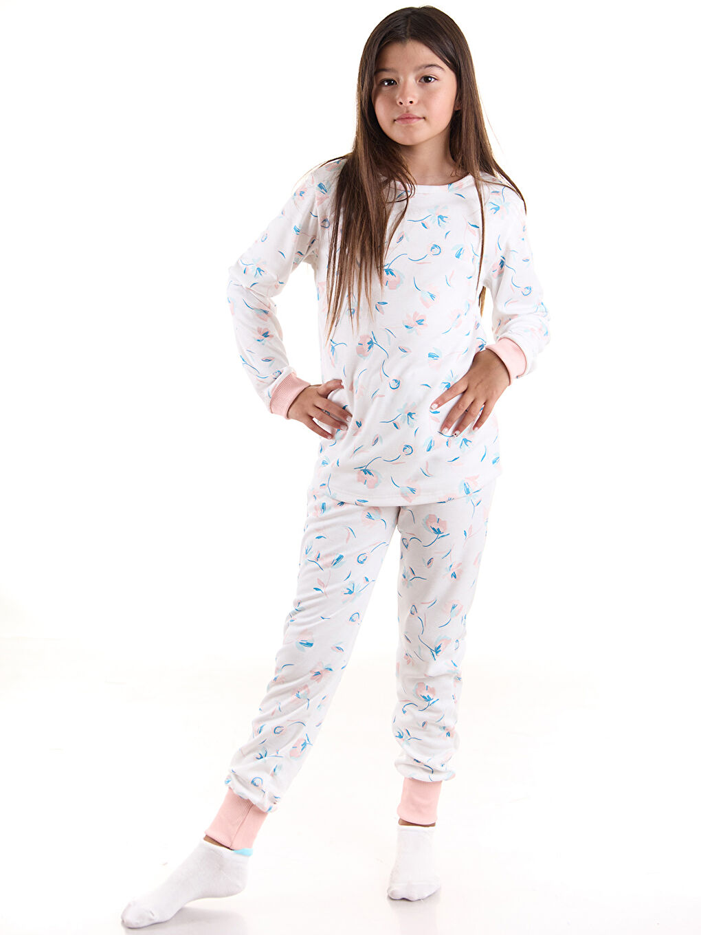 colorinas Ekru Nighty Kız Çocuk Pijama Takımı - 2