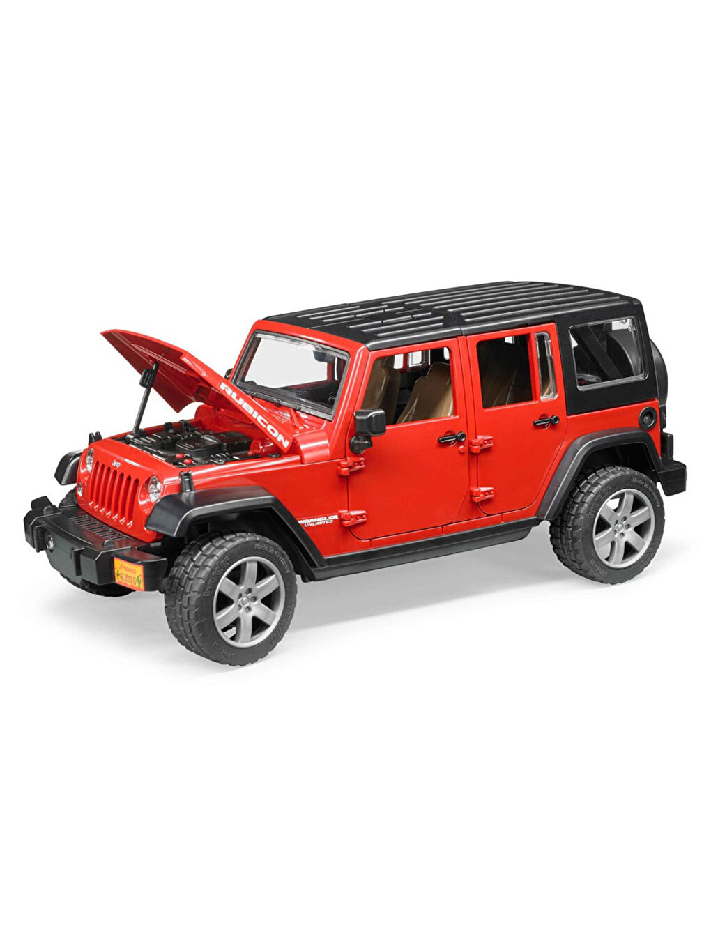 Bruder Renksiz Oyuncak Jeep Wrangler Unlimited Rubicon BR02525 - 1