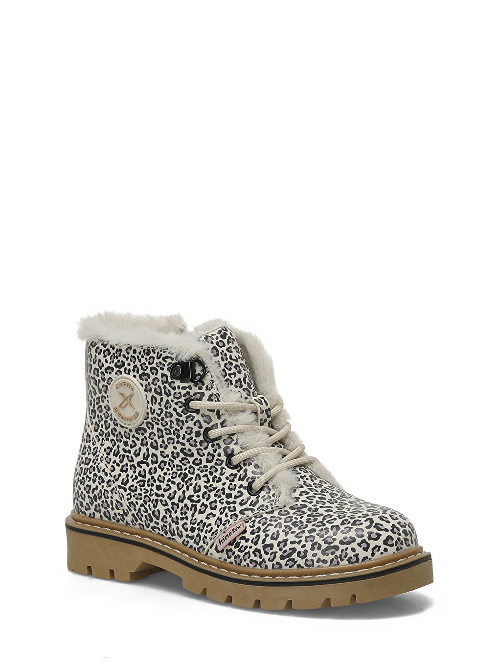 RENGIN F 5PR Bej Kız Çocuk Worker Bot-1