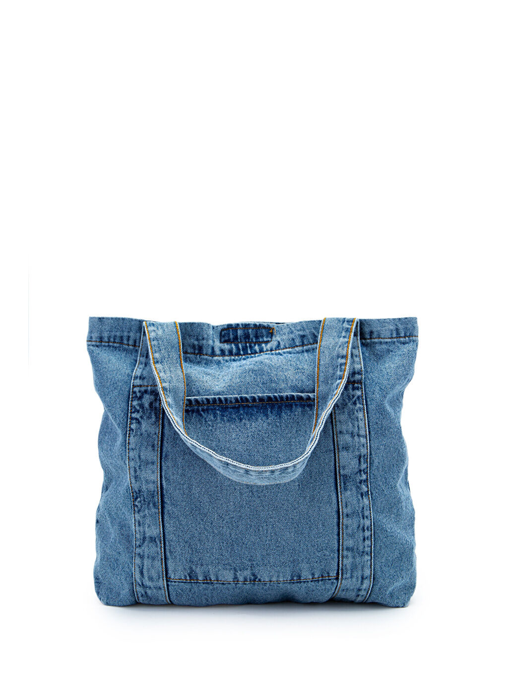 Tek Cepli Jean Kadın Kol Çanta Spark Mavi-1