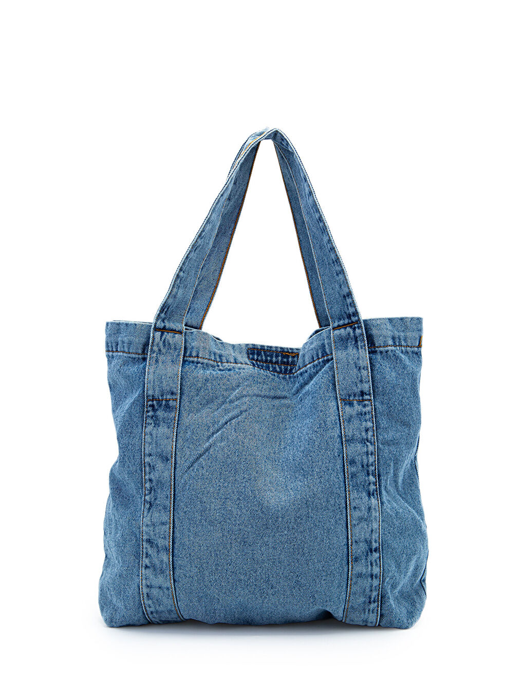 Tek Cepli Jean Kadın Kol Çanta Spark Mavi-3