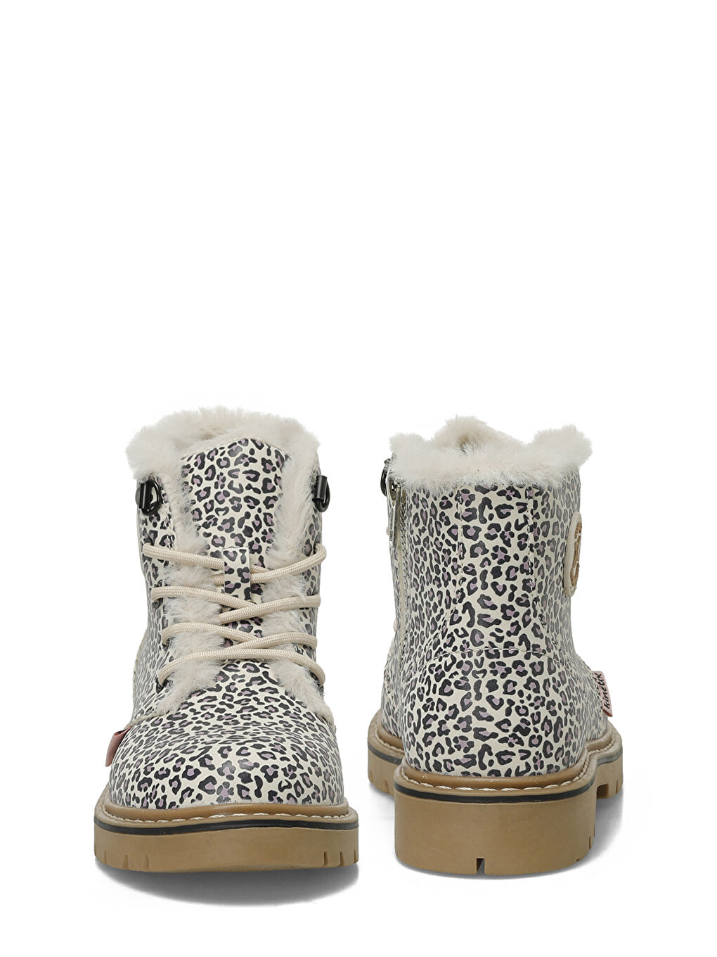 RENGIN F 5PR Bej Kız Çocuk Worker Bot-4