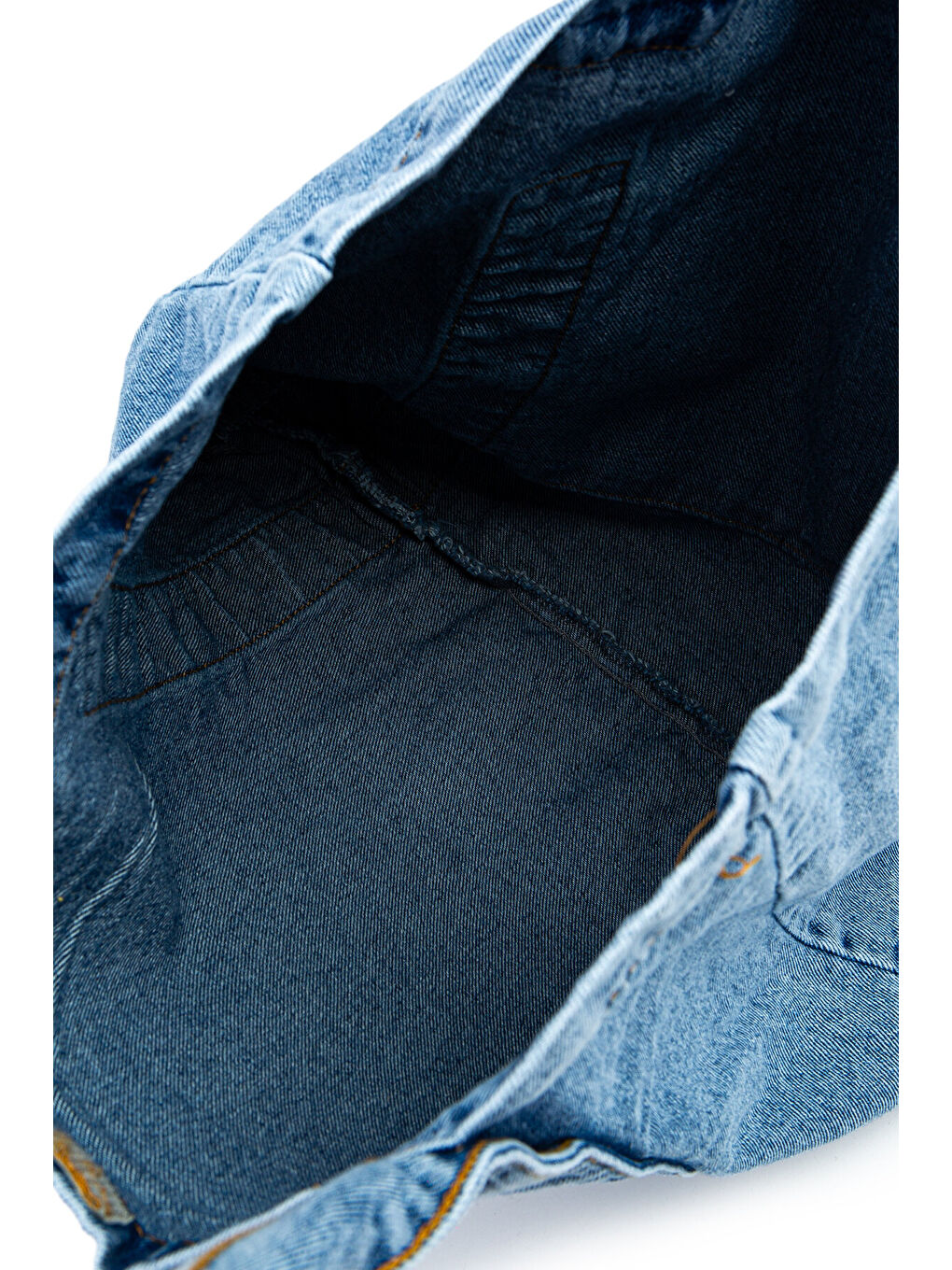 Tek Cepli Jean Kadın Kol Çanta Spark Mavi-4