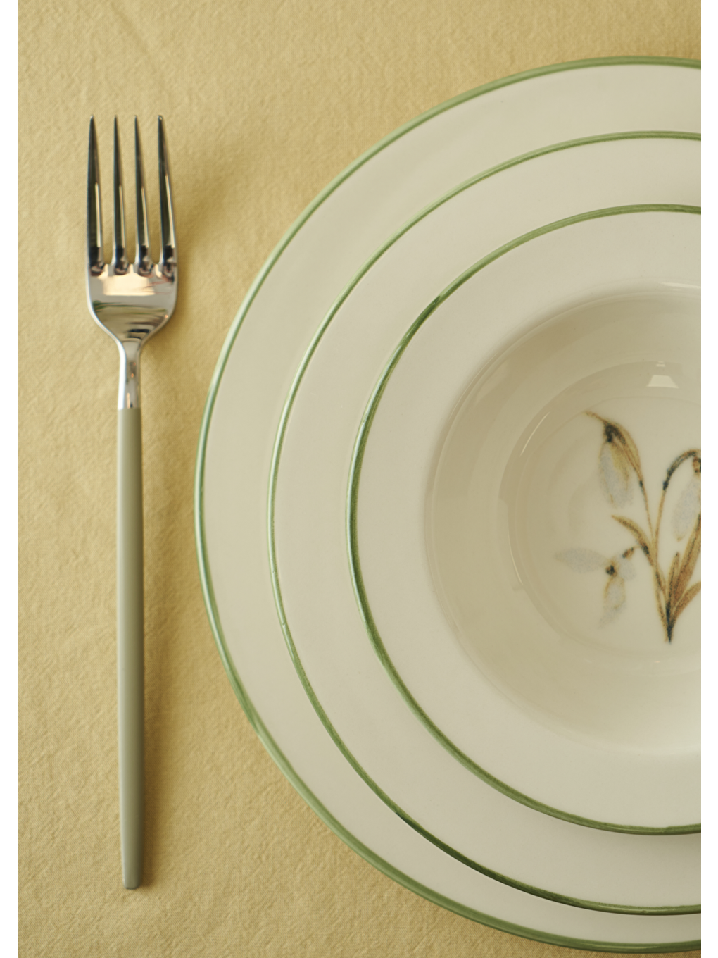 Karışık Garden Stoneware 36 Parça 12 Kişilik Yemek Takımı-3